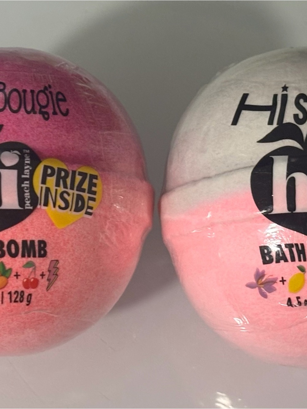 Two Pink Bath Bombs beauty bundle (read description.)